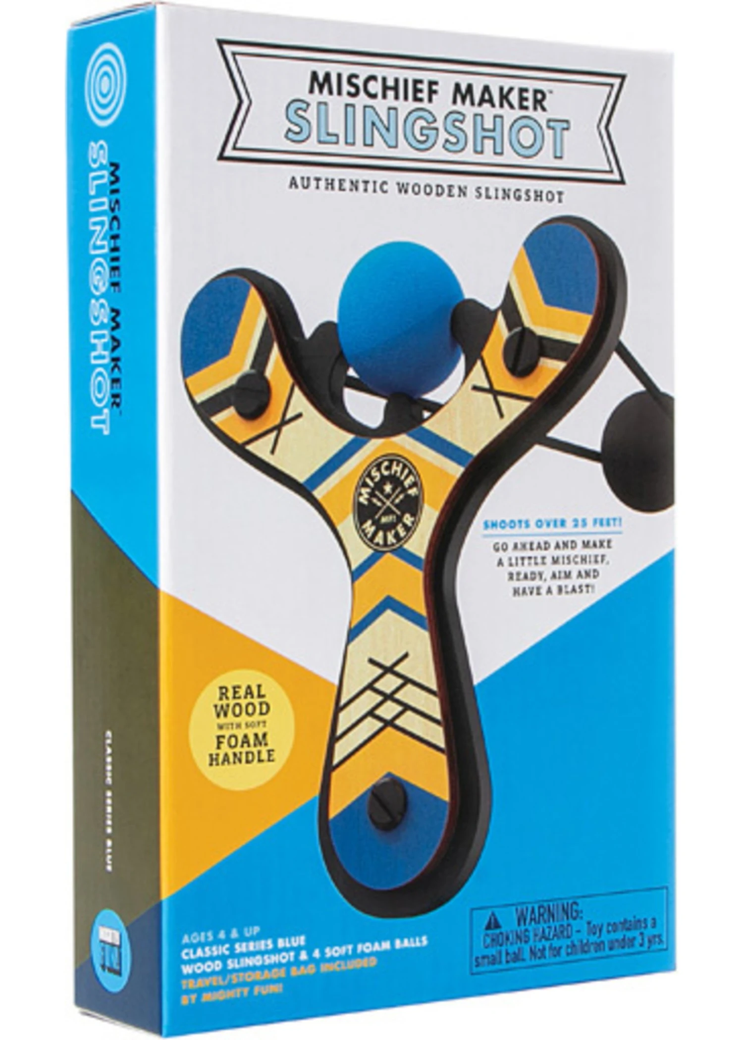 Mischief Maker Slingshot- Classic Blue 3 Mischief Maker Slingshot- Classic Blue