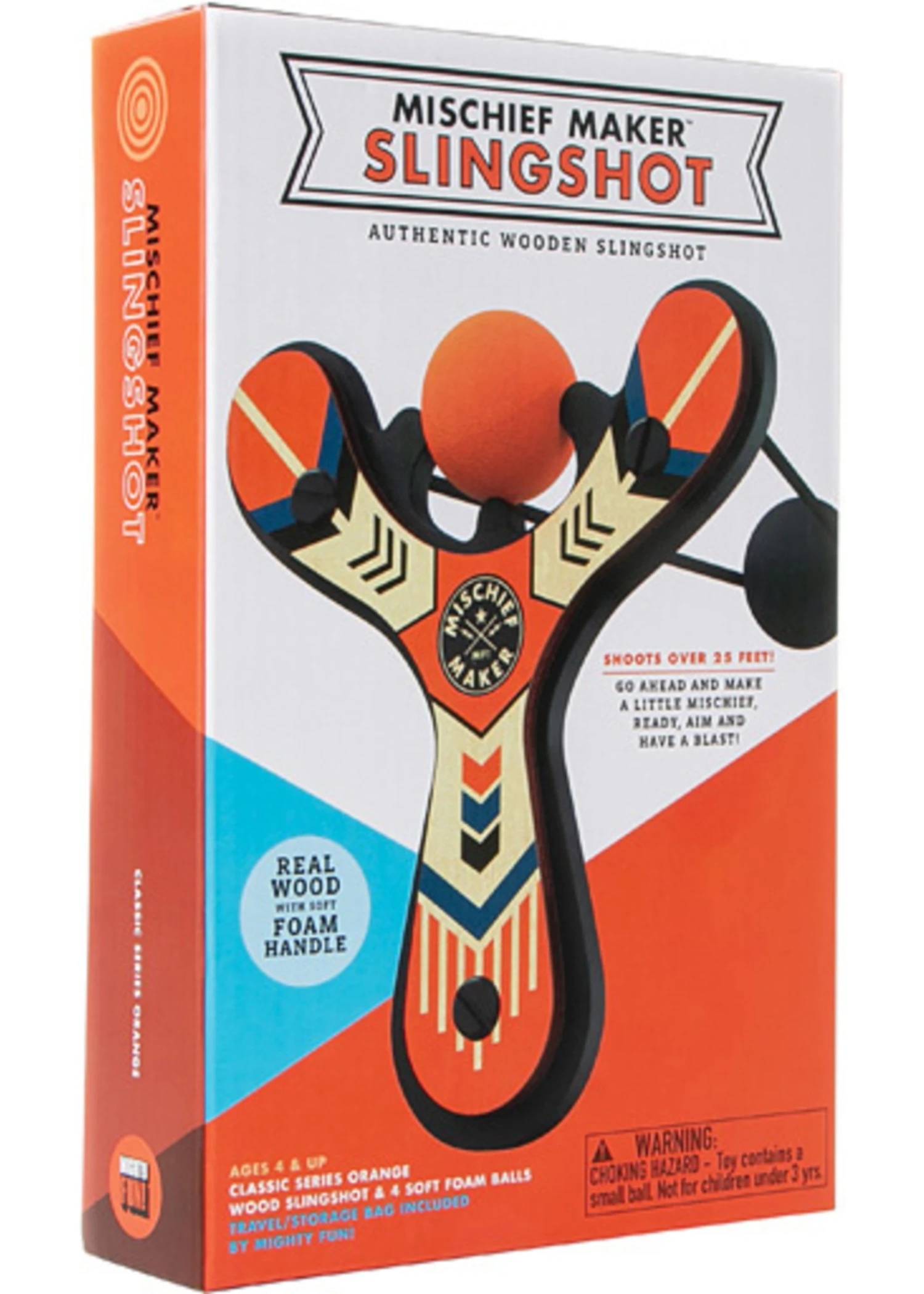 Mischief Maker Slingshot - Classic Orange 3 Mischief Maker Slingshot - Classic Orange