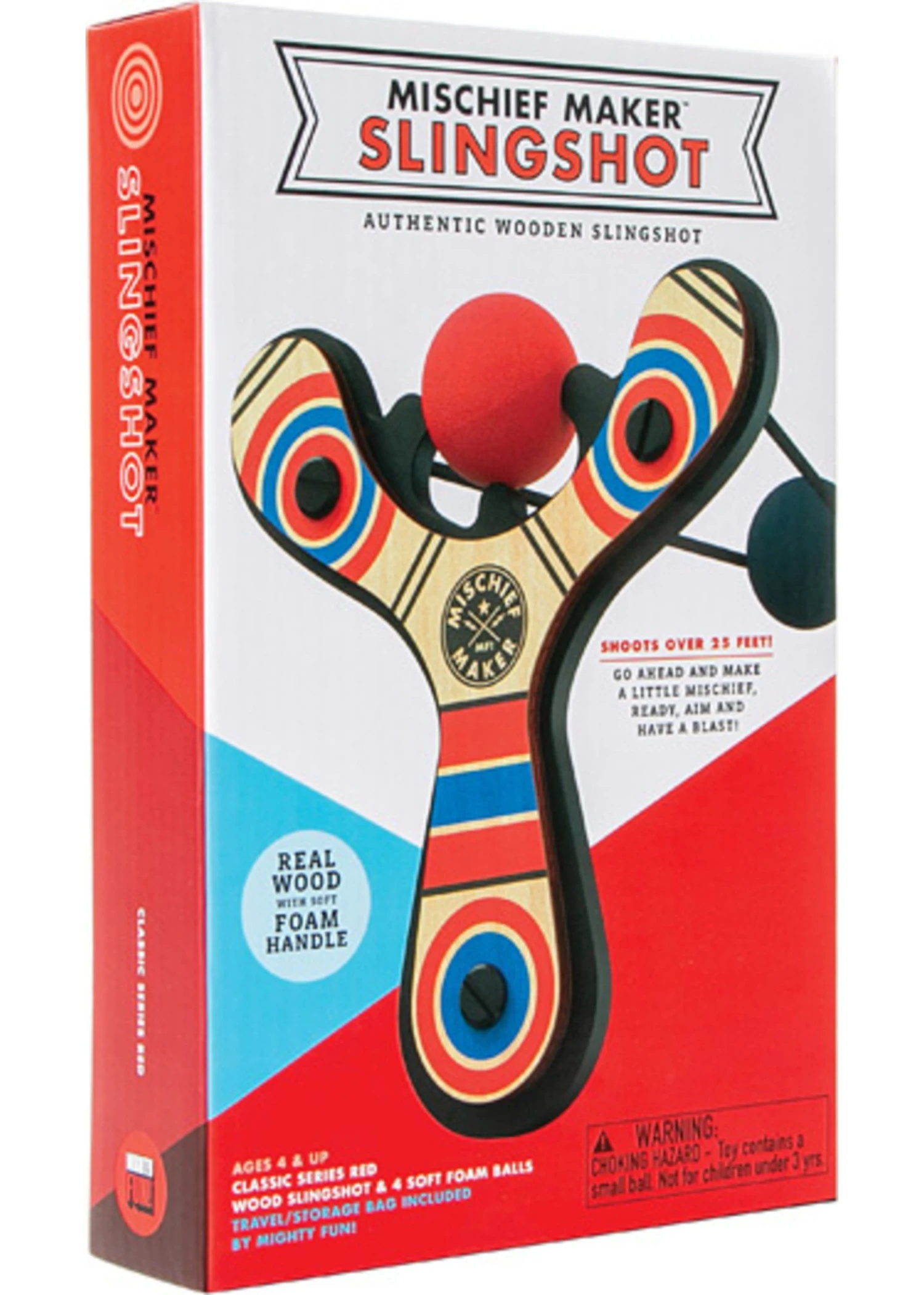 Mischief Maker Slingshot- Classic Red 3 Mischief Maker Slingshot- Classic Red