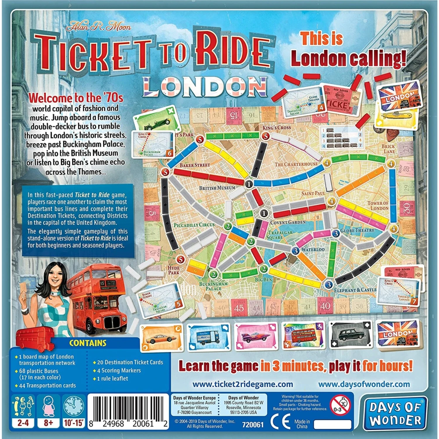 Asmodee Ticket To Ride: London 4 Asmodee Ticket To Ride: London - Image 2