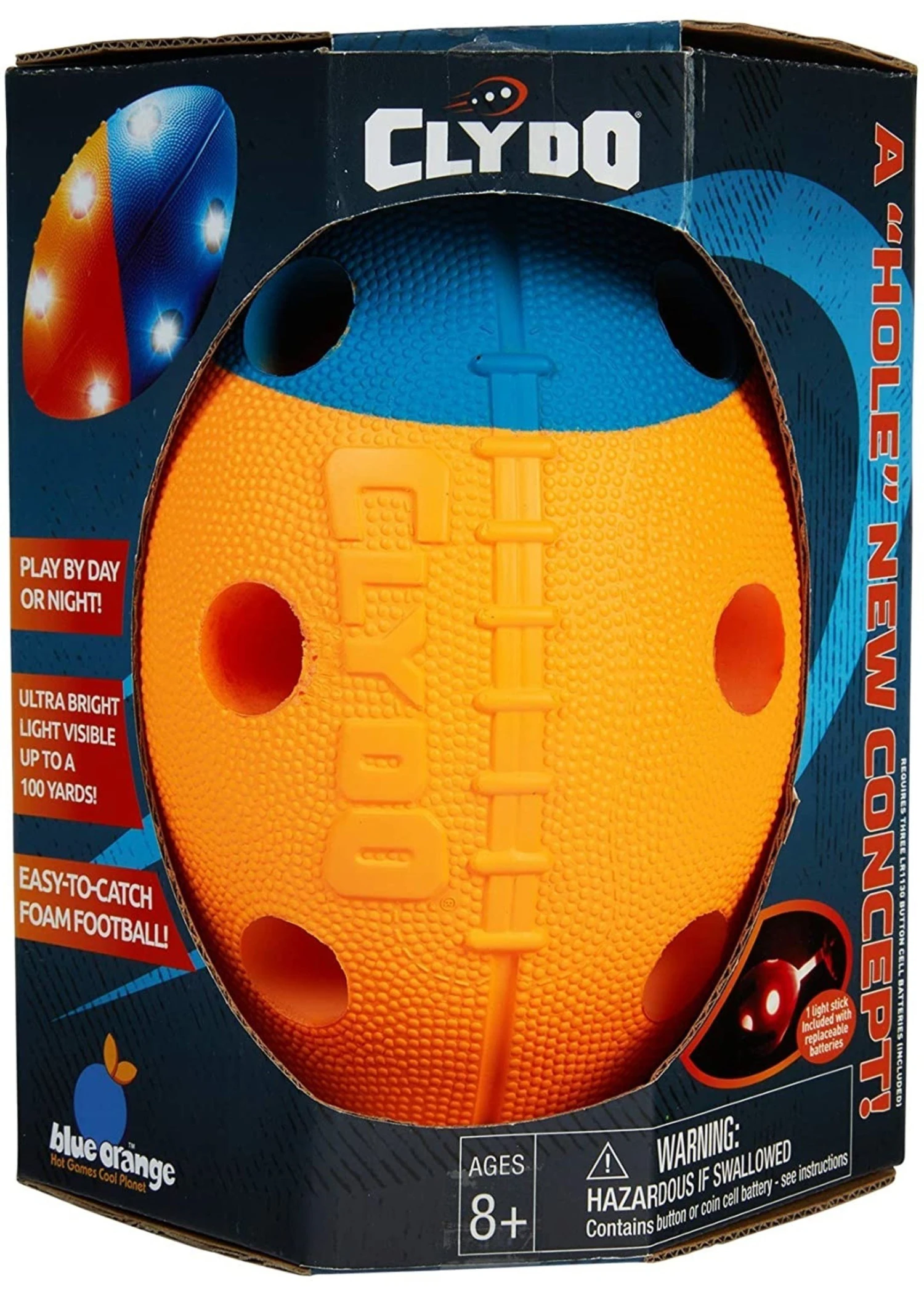 Blue Orange Clydo Football 4 Blue Orange Clydo Football - Image 2