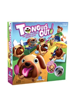 Blue Orange Tongues Out! Memory Game