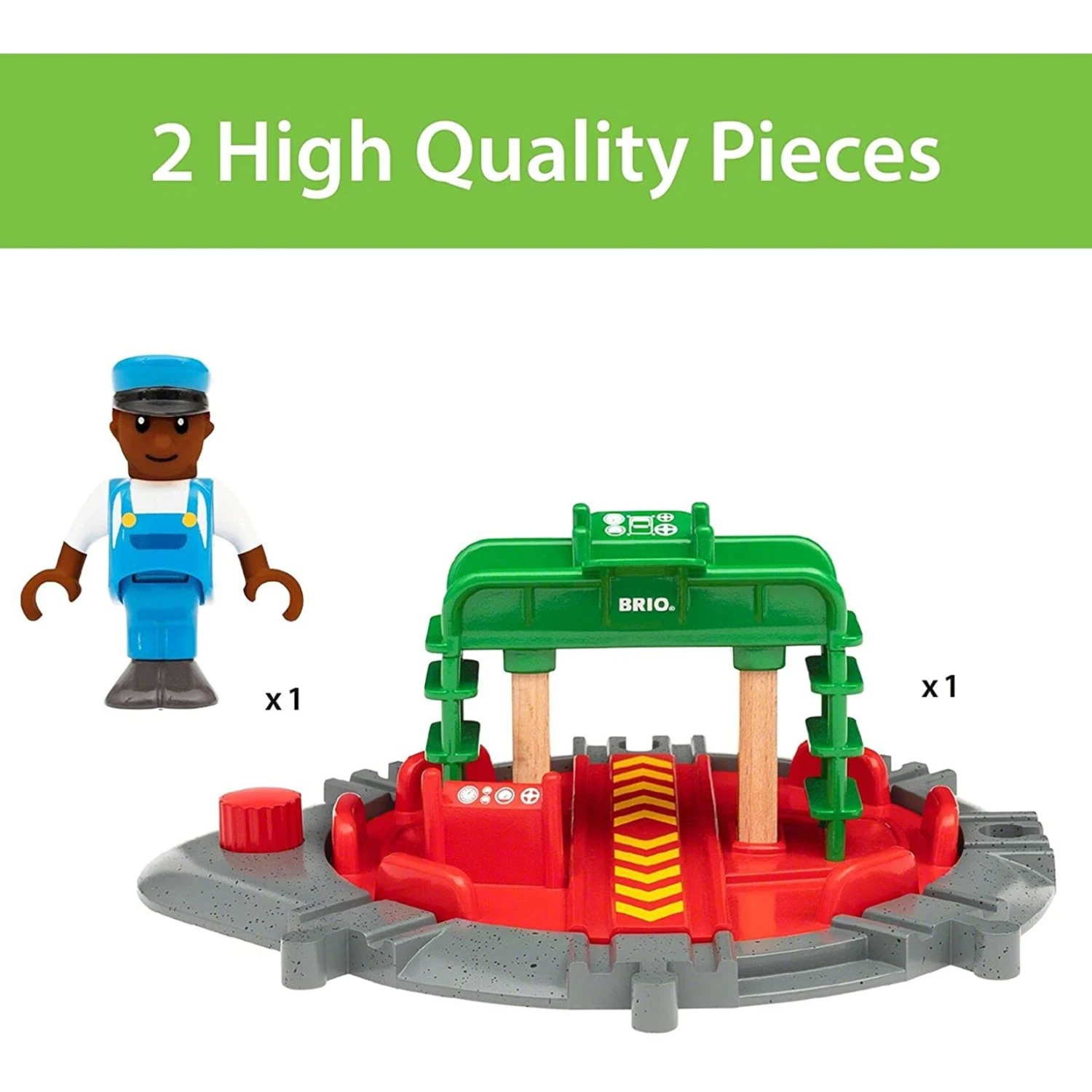 Brio 33476 - Turntable & Figure 4 Brio 33476 - Turntable & Figure - Image 2
