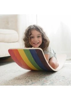 Rainbow Wobble Board
