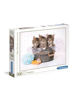 Clementoni Kittens And Soap - 500 Piece Puzzle