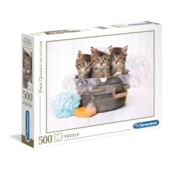 Clementoni Kittens And Soap - 500 Piece Puzzle