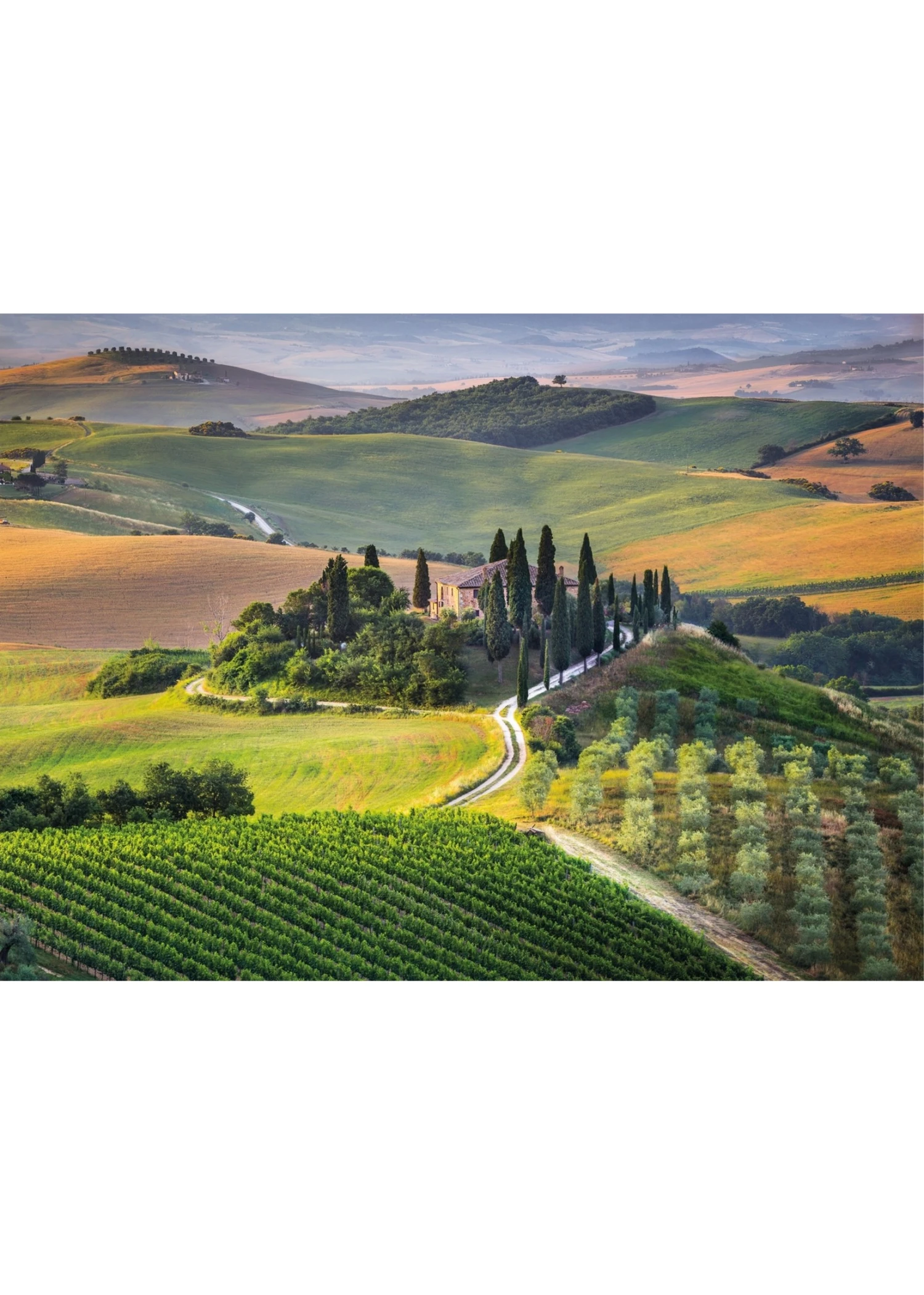 Clementoni Tuscany - 1000 Piece Puzzle 4 Clementoni Tuscany - 1000 Piece Puzzle - Image 2