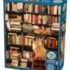 Gotham Bookstore Cats - 500 Piece Puzzle