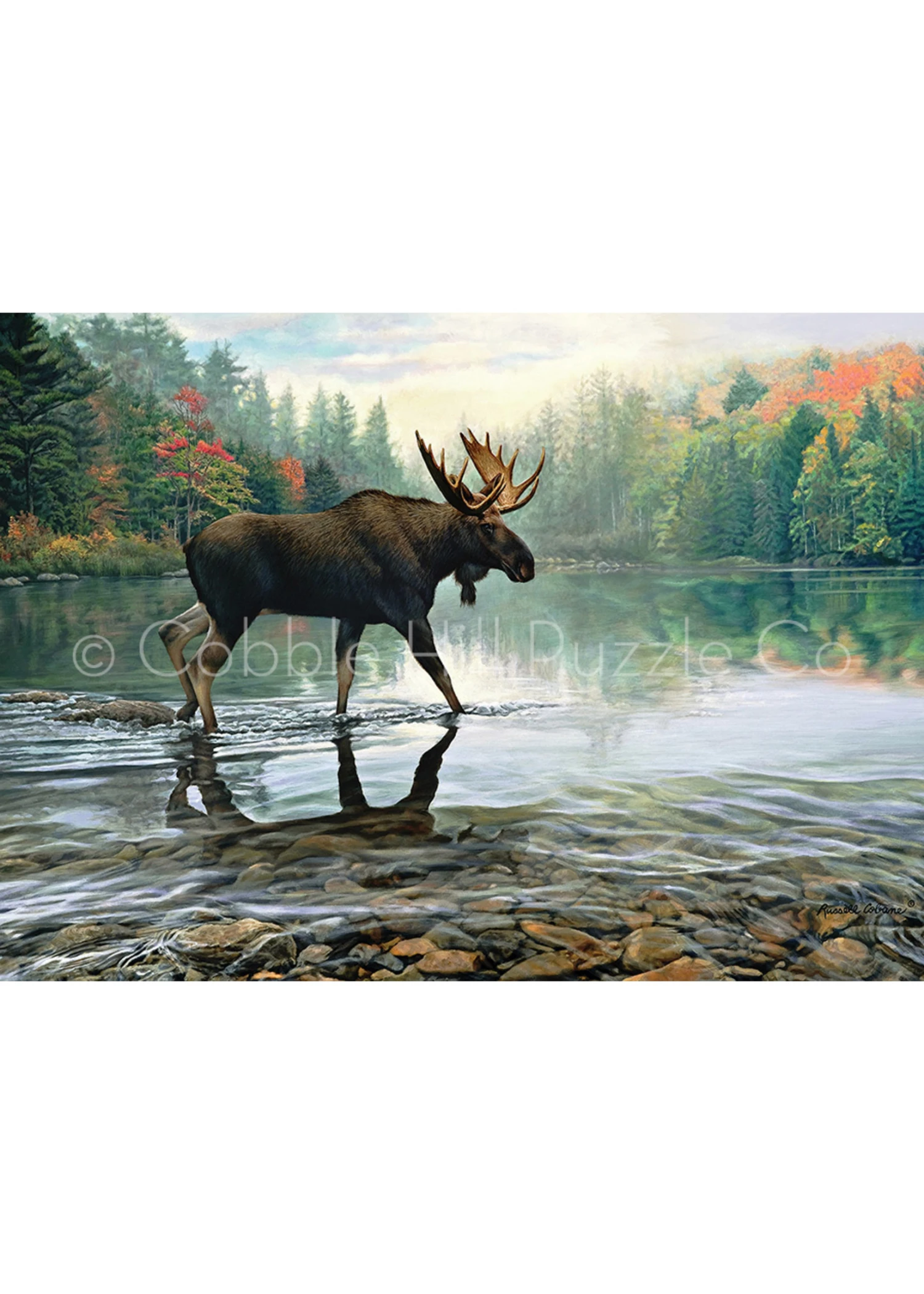 Moose Crossing - 1000 Piece Puzzle 3 Moose Crossing - 1000 Piece Puzzle