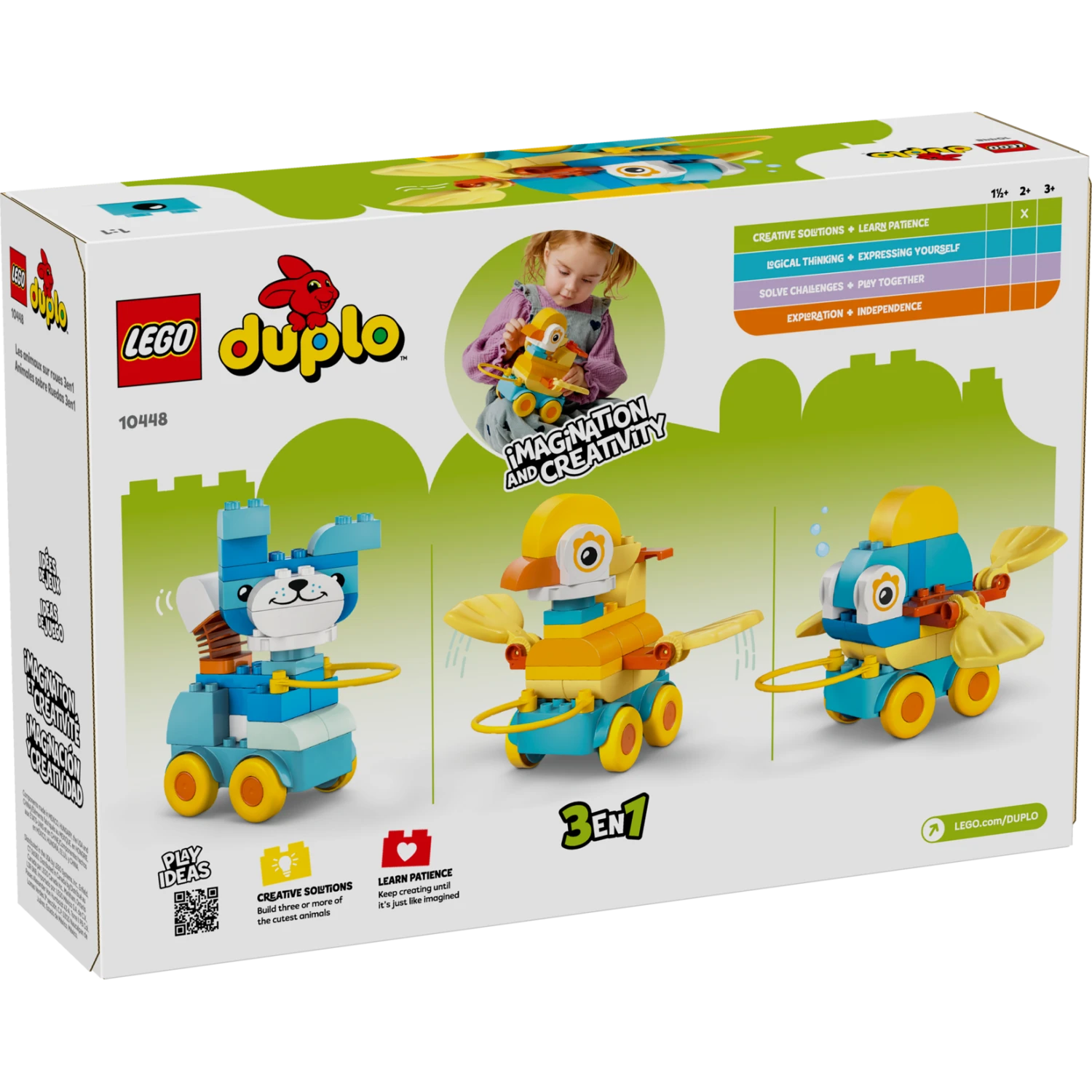 DUPLO® 10448 - 3in1 Animals On Wheels 4 DUPLO® 10448 - 3in1 Animals On Wheels - Image 2