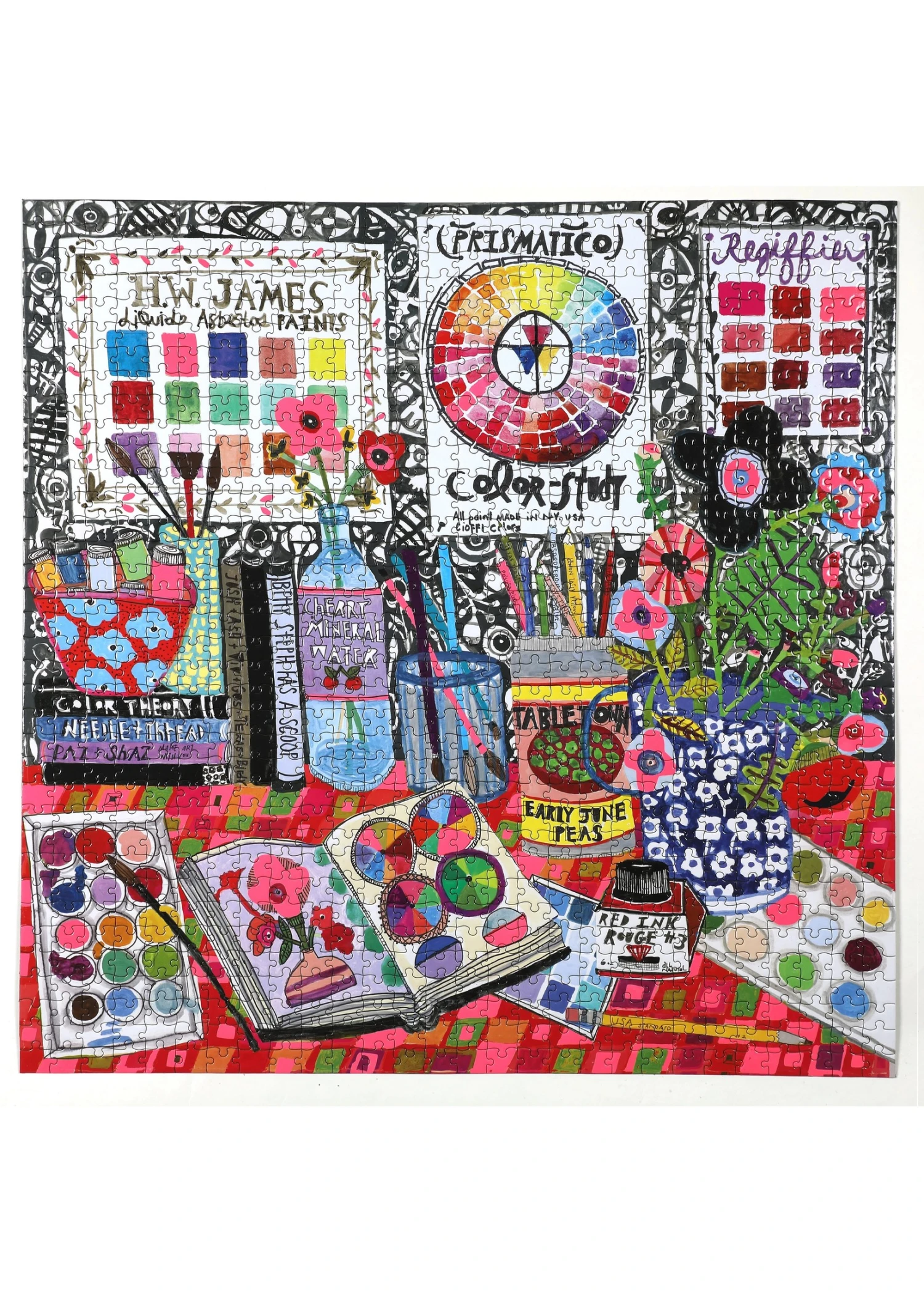 Eeboo Artist's Studio - 1000 Piece Puzzle 5 Eeboo Artist's Studio - 1000 Piece Puzzle - Image 3
