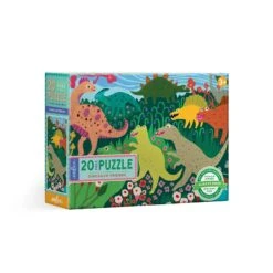 Eeboo Dinosaur Friends - 20 Piece Puzzle
