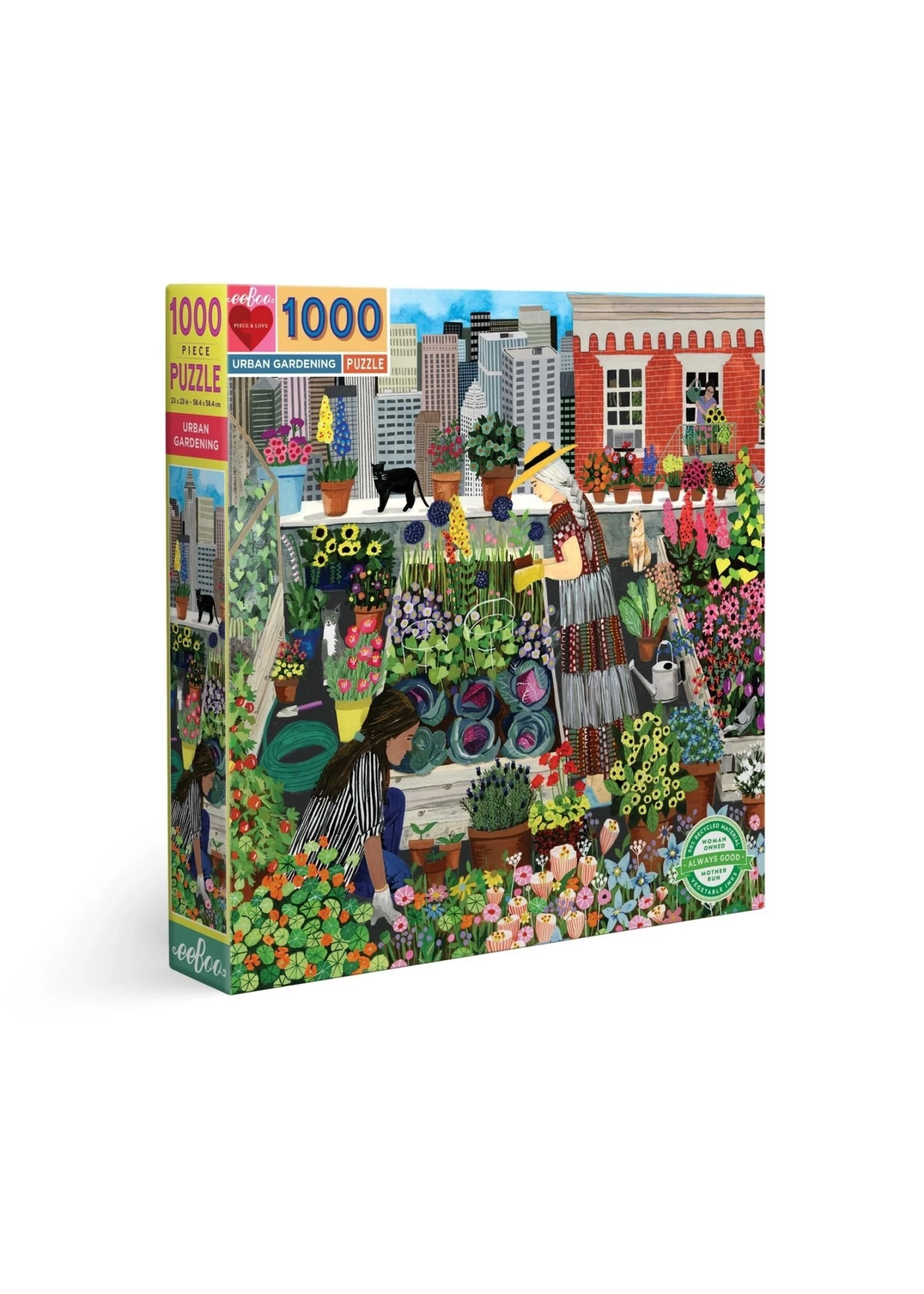 Eeboo Urban Gathering - 1000 Piece Puzzle 3 Eeboo Urban Gathering - 1000 Piece Puzzle