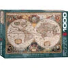 Eurographics Antique World Map - 1000 Piece Puzzle
