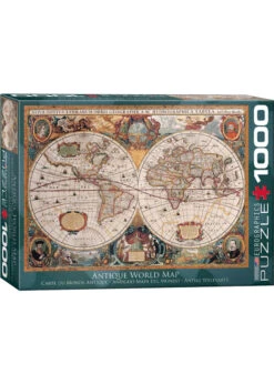 Eurographics Antique World Map - 1000 Piece Puzzle