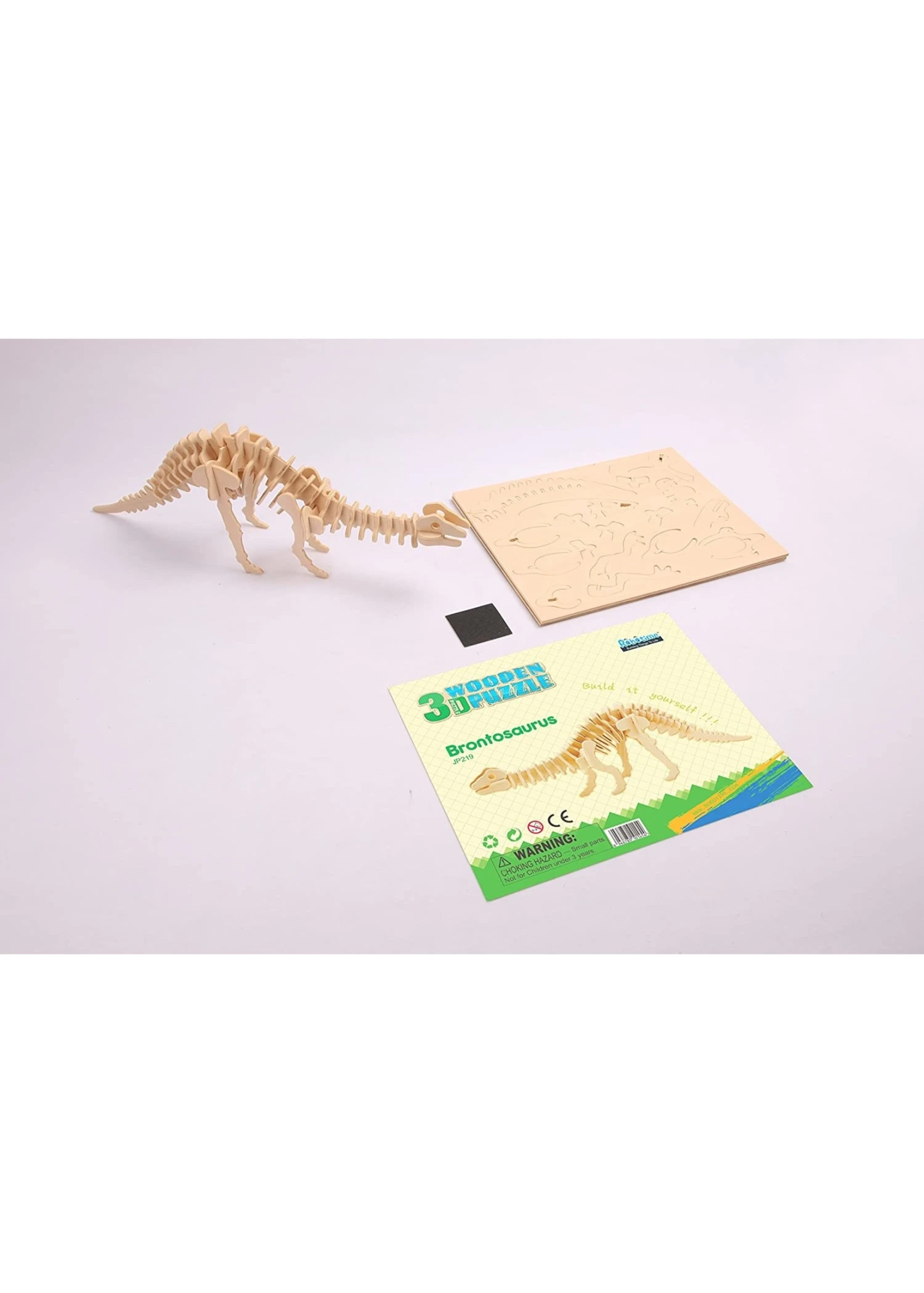 3D Wooden Puzzle - Brontosaurus 4 3D Wooden Puzzle - Brontosaurus - Image 2