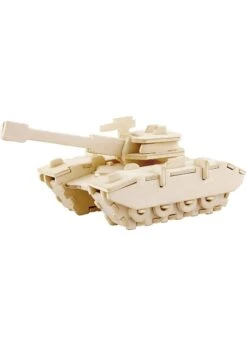 3D Wooden Puzzle - Tank