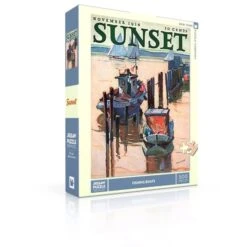 New York Puzzle Co Fishing Boat - 500 Piece Puzzle