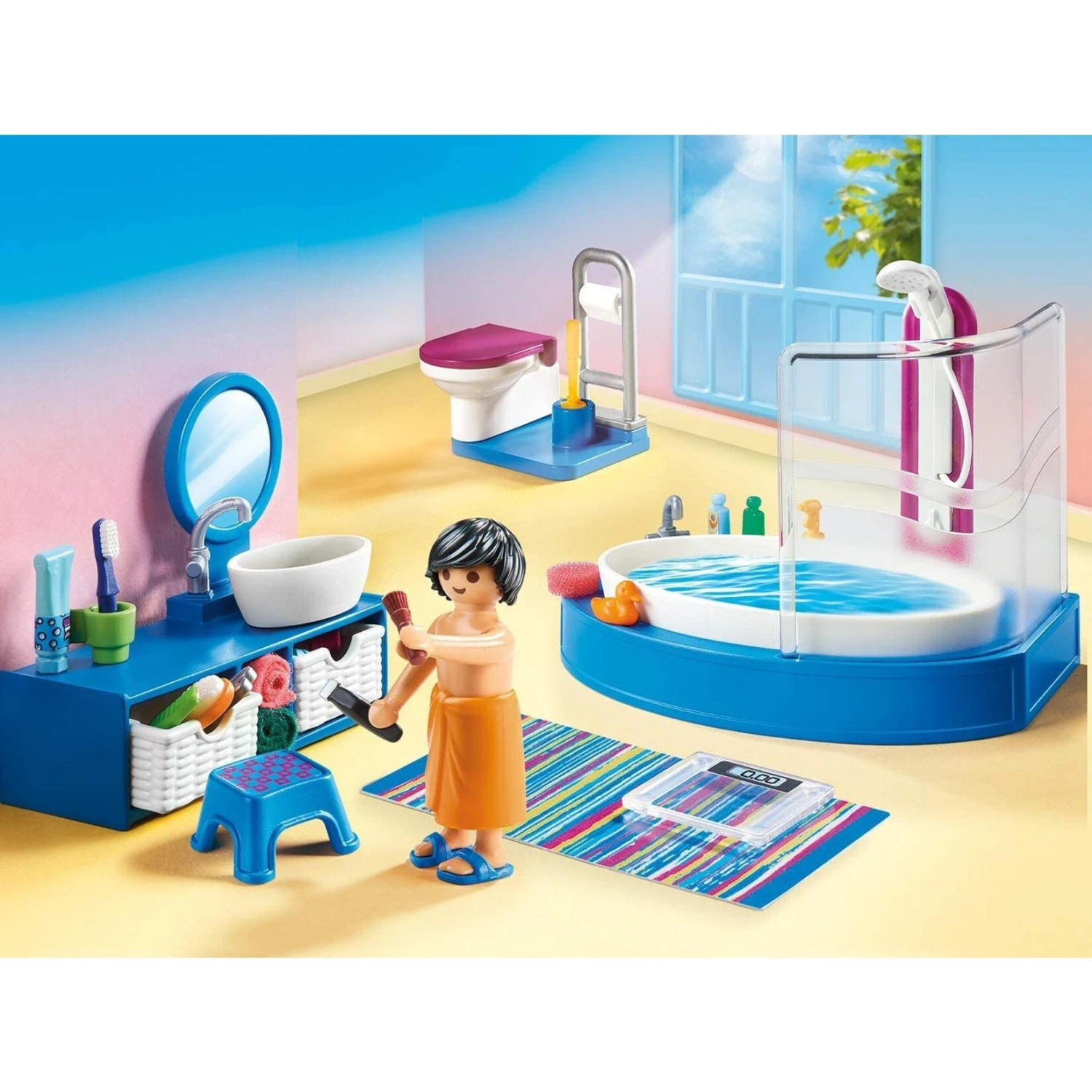 Playmobil 70211 - Bathroom With Tub 4 Playmobil 70211 - Bathroom With Tub - Image 2