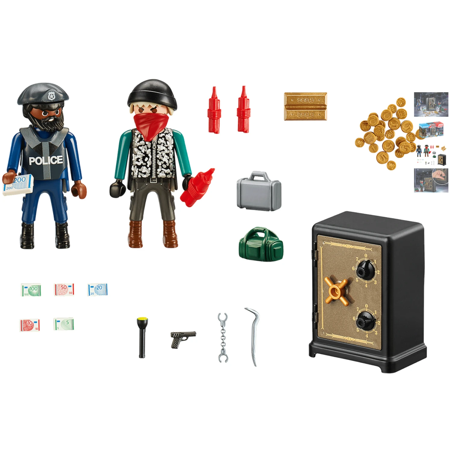 Playmobil 70908 - Starter Pack: Bank Robbery 4 Playmobil 70908 - Starter Pack: Bank Robbery - Image 2