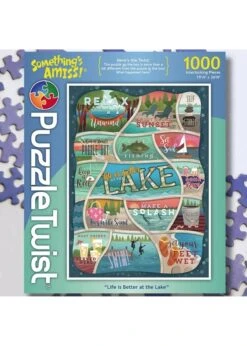 Life Is Better At The Lake - 1000 Piece Puzzle