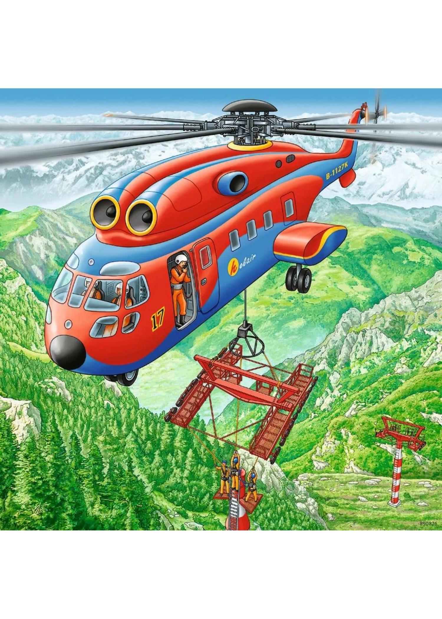 Ravensburger Above The Clouds - 49 Piece Puzzle (3 Pack) 4 Ravensburger Above The Clouds - 49 Piece Puzzle (3 Pack) - Image 2