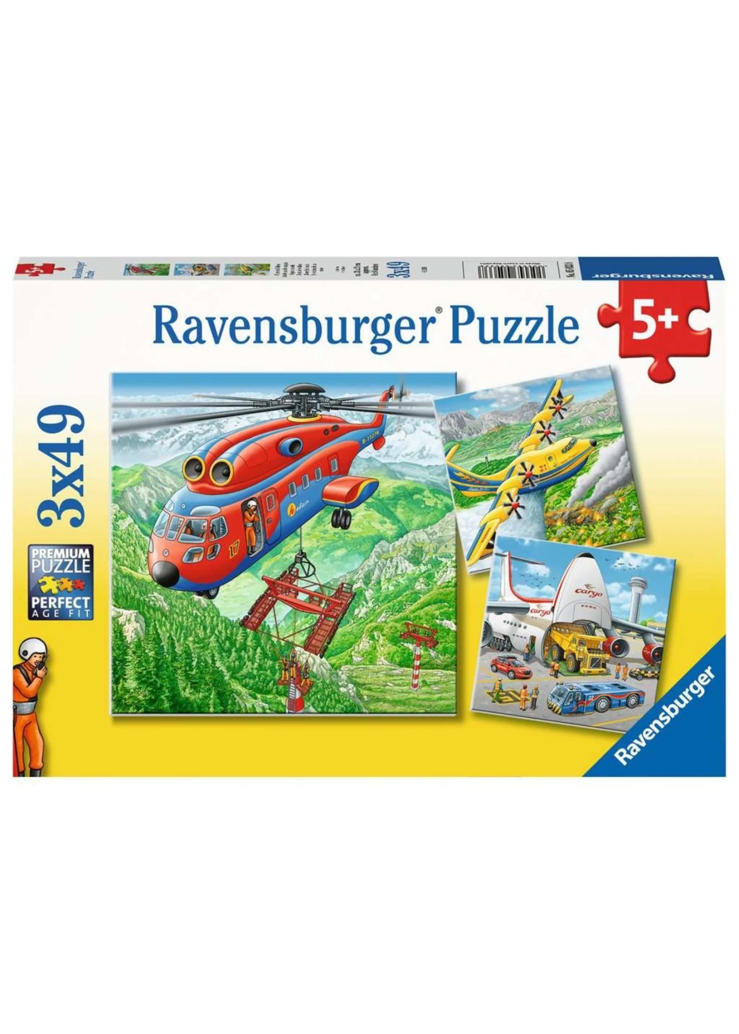 Ravensburger Above The Clouds - 49 Piece Puzzle (3 Pack) 3 Ravensburger Above The Clouds - 49 Piece Puzzle (3 Pack)