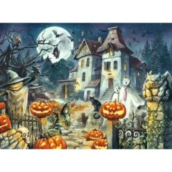 Ravensburger Halloween House - 300 Piece Puzzle -BOARDGAMES Sales ravensburger halloween house 300 piece puzzle 1