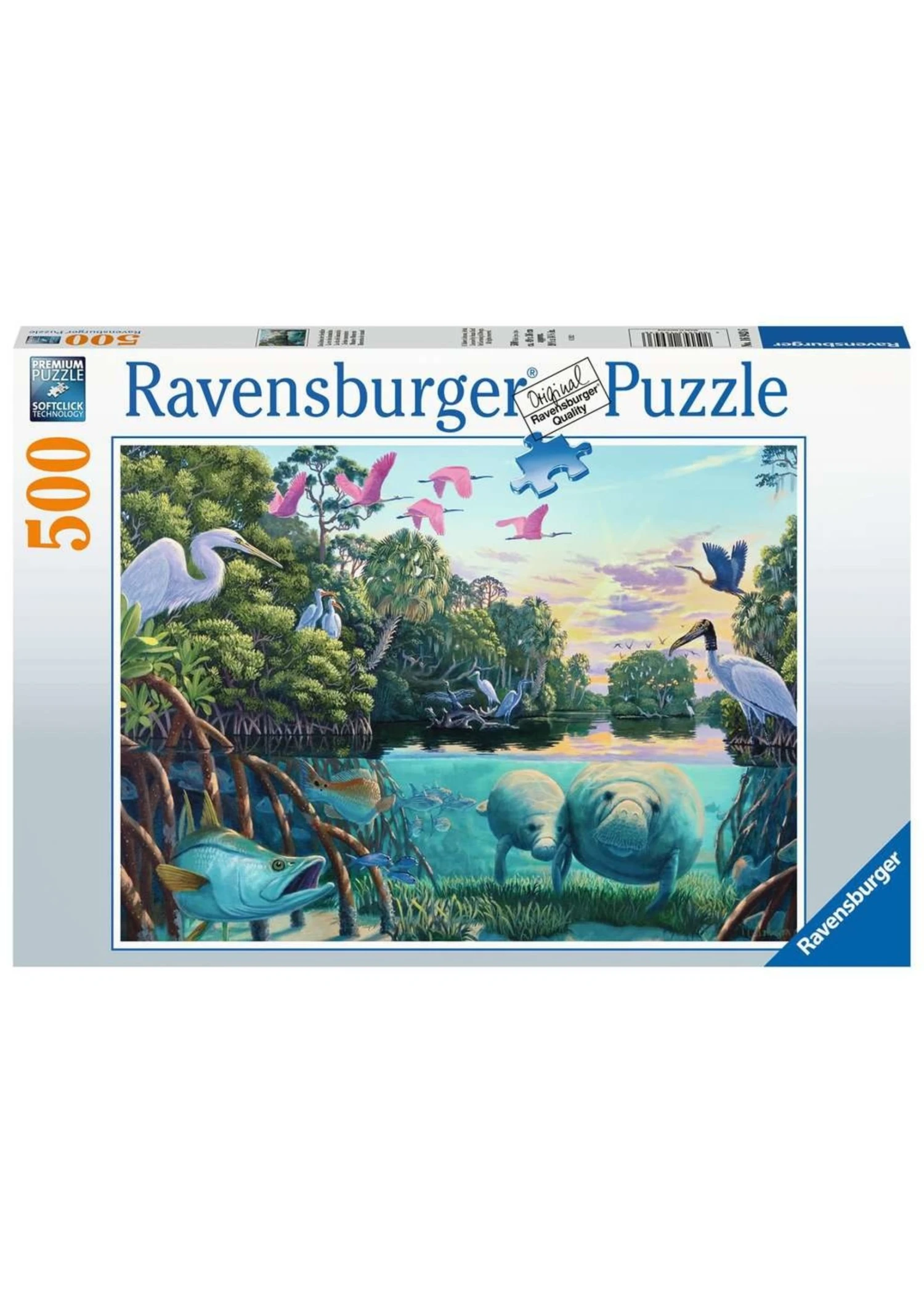 Ravensburger Manatee Moments - 500 Piece Puzzle 3 Ravensburger Manatee Moments - 500 Piece Puzzle
