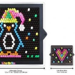 Schylling Mini Lite Brite 12 Schylling Mini Lite Brite -BOARDGAMES Sales schylling mini lite brite 3