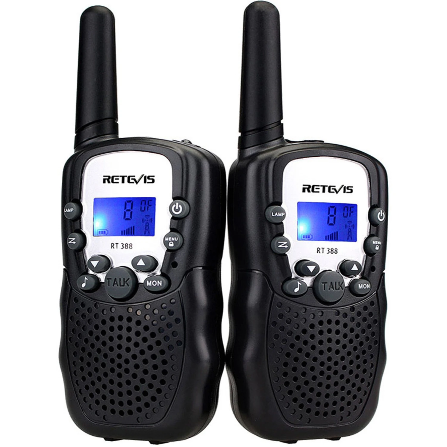US Toy Kids Walkie Talkies With Flashlight - Black 4 US Toy Kids Walkie Talkies With Flashlight - Black - Image 2