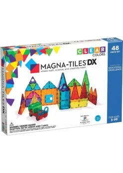 Magna-Tiles® Clear Colors 48-Piece Deluxe Set