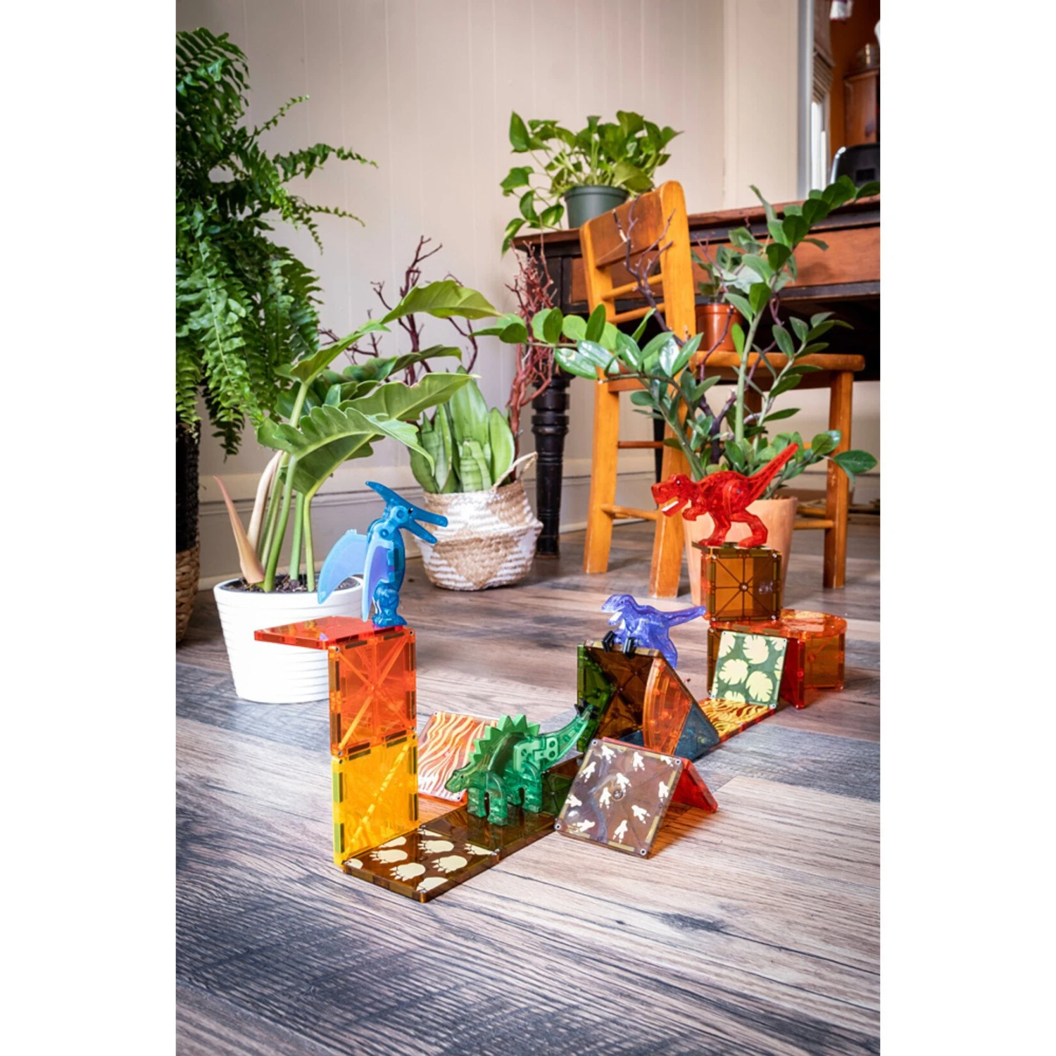 Valtech Magna-Tiles® Dino World 40-Piece Set 4 Valtech Magna-Tiles® Dino World 40-Piece Set - Image 2