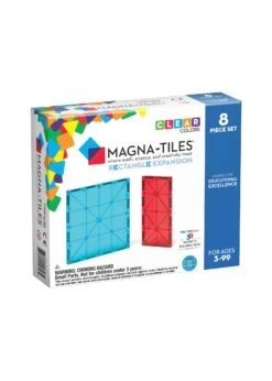 Magna-Tiles® Rectangles 8-Piece Expansion Set