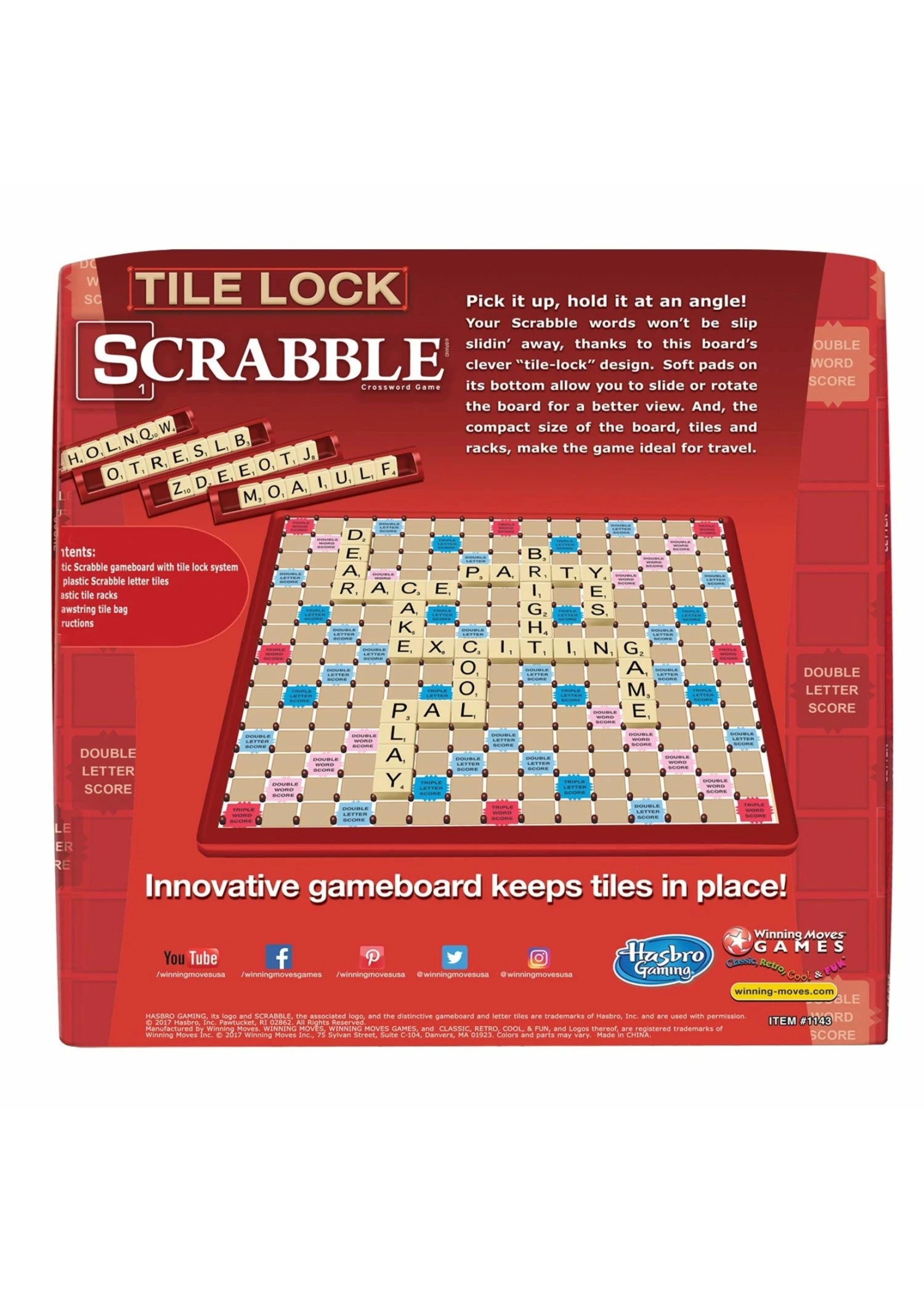 WINNING MOVES Tile Lock Scrabble® 4 WINNING MOVES Tile Lock Scrabble® - Image 2
